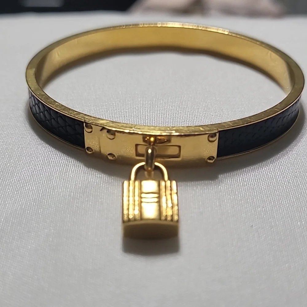 Hermes lizard bangle - Picture 2 of 5